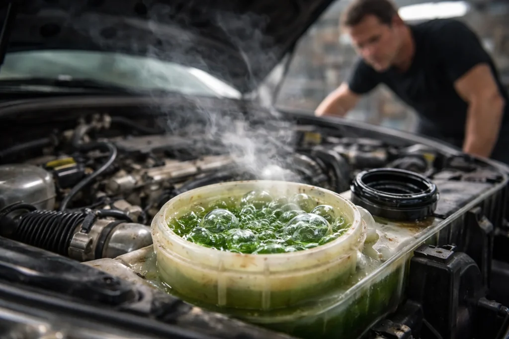 Bubbling or Gurgling in the Radiator Coolant Reservoir